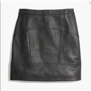 Genuine Leather Madewell Mini Skirt (0)